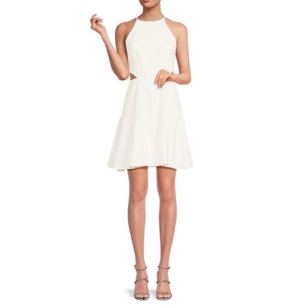 LIV FOSTER Cutout Halter Mini‎ Dress Size 4